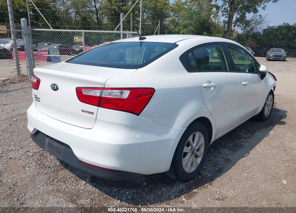 2016 KIA RIO EX VIN: KNADN4A38G6642991