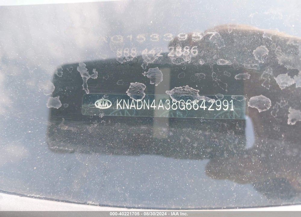 2016 KIA RIO EX VIN: KNADN4A38G6642991