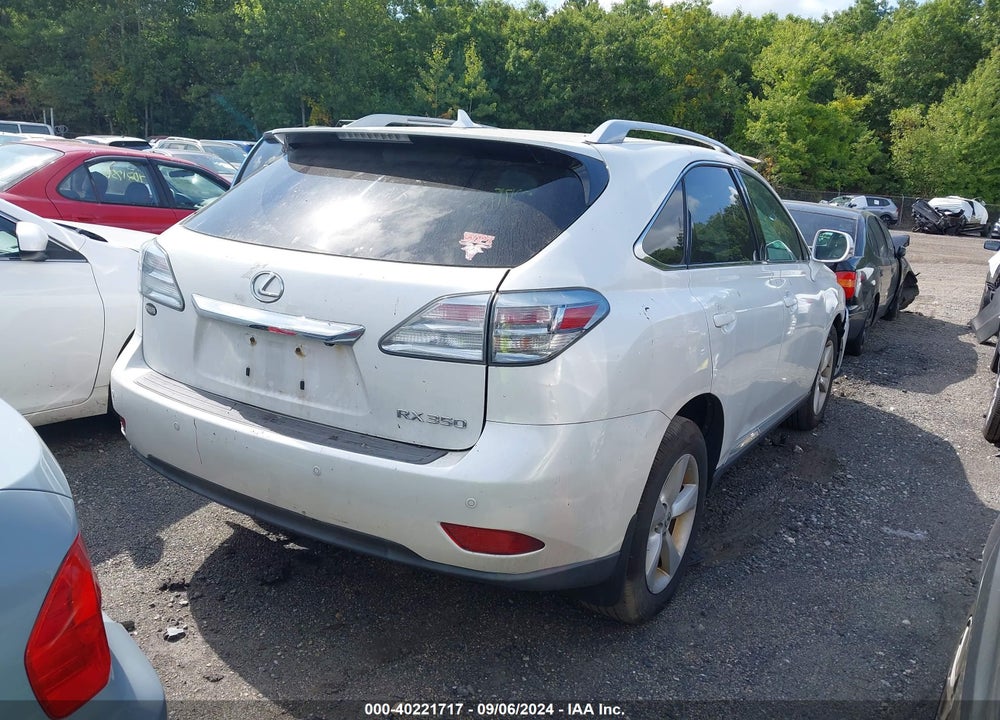 2012 LEXUS RX 350 VIN: 2T2BK1BA4CC123904