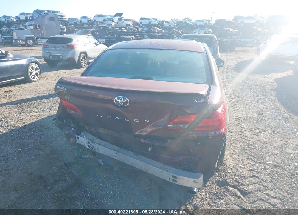2008 TOYOTA AVALON XLS VIN: 4T1BK36B68U265549