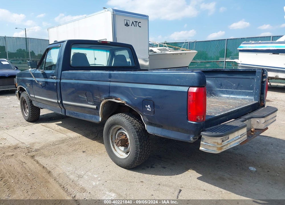 1996 FORD F250 VIN: 2FTHF25H4TCA27789