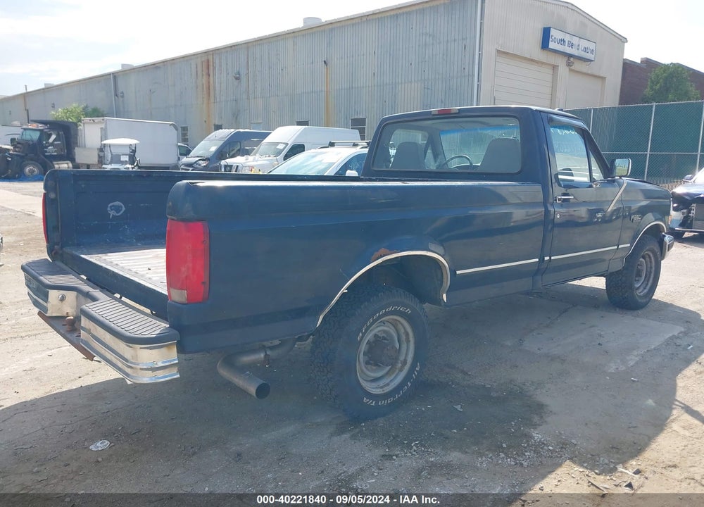 1996 FORD F250 VIN: 2FTHF25H4TCA27789