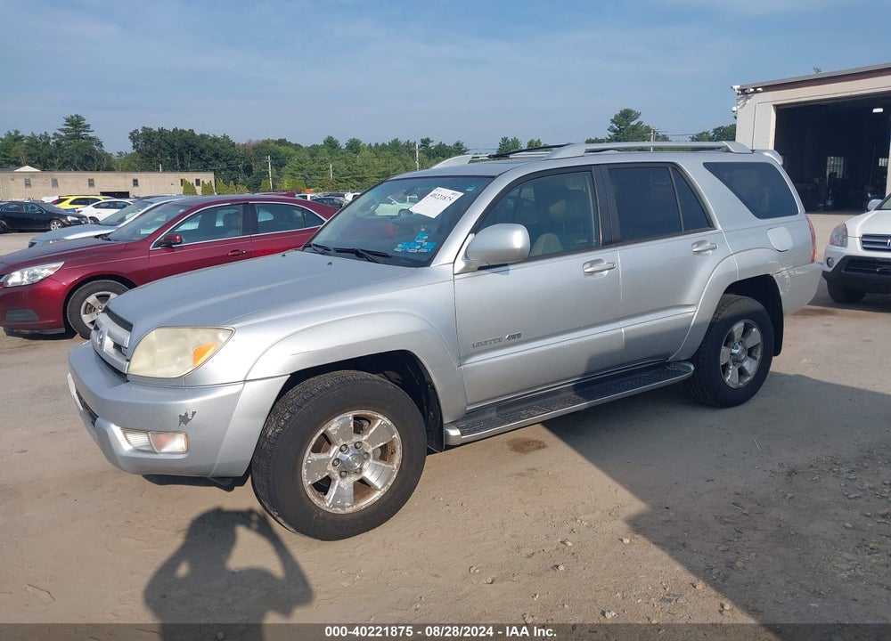 2004 TOYOTA 4RUNNER LIMITED V8 VIN: JTEBT17R840041052
