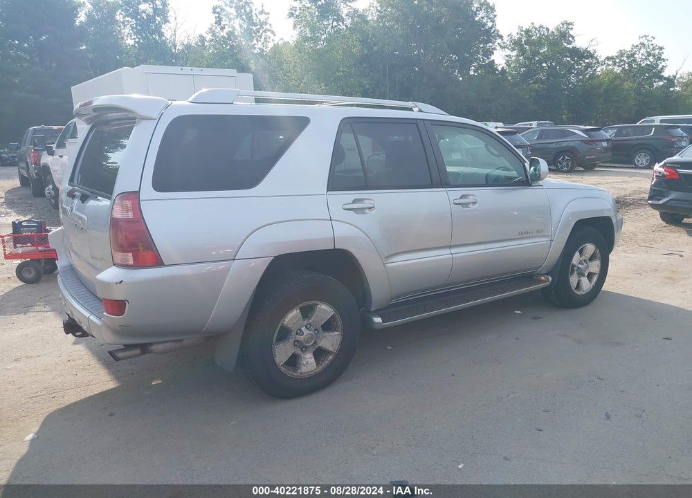 2004 TOYOTA 4RUNNER LIMITED V8 VIN: JTEBT17R840041052