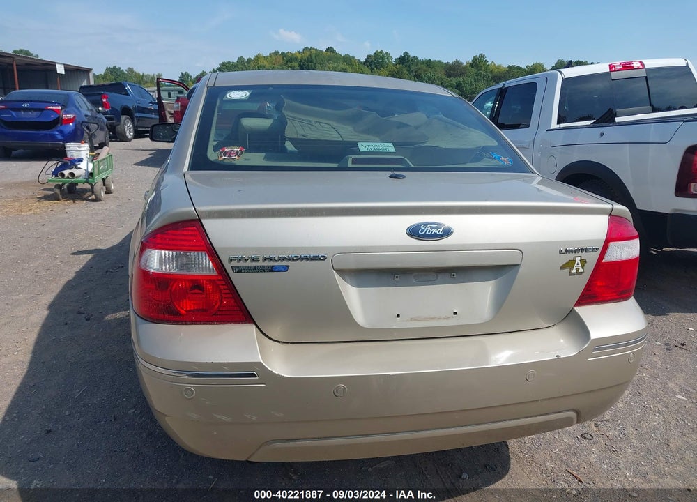 2005 FORD FIVE HUNDRED VIN: 1FAFP251X5G140838