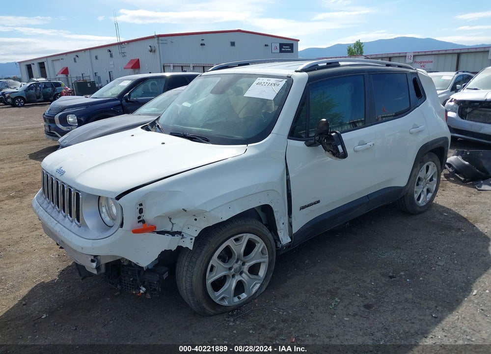 2016 JEEP RENEGADE LIMITED VIN: ZACCJADT4GPE12897