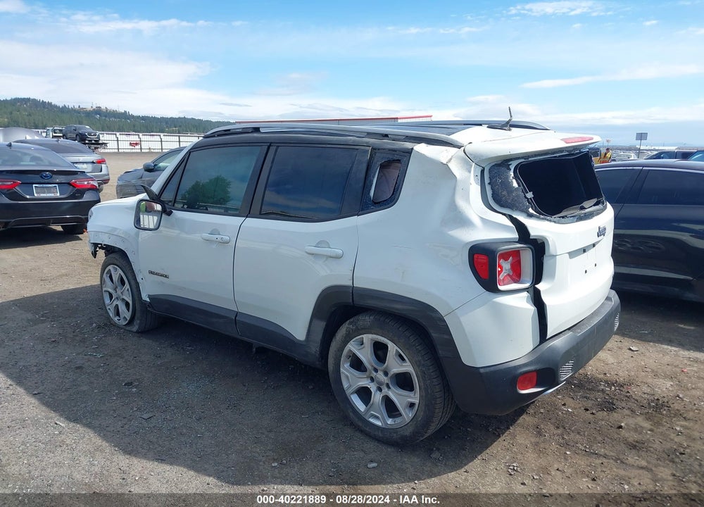 2016 JEEP RENEGADE LIMITED VIN: ZACCJADT4GPE12897