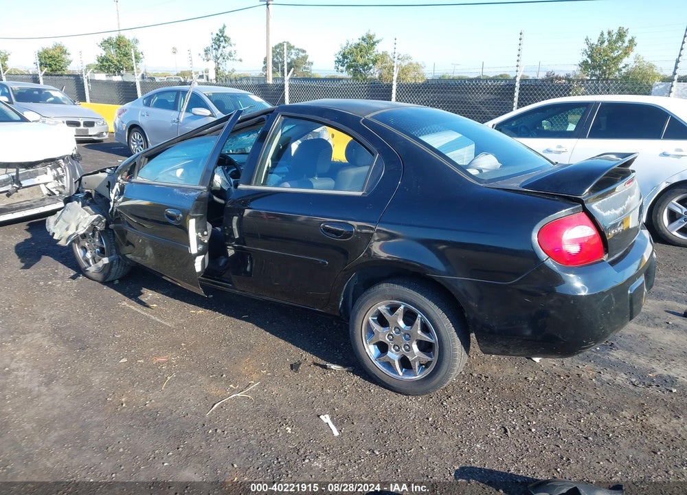 2003 DODGE NEON SXT VIN: 1B3ES56CX3D214877