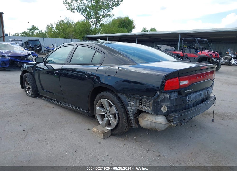 2014 DODGE CHARGER SE VIN: 2C3CDXBG1EH114584