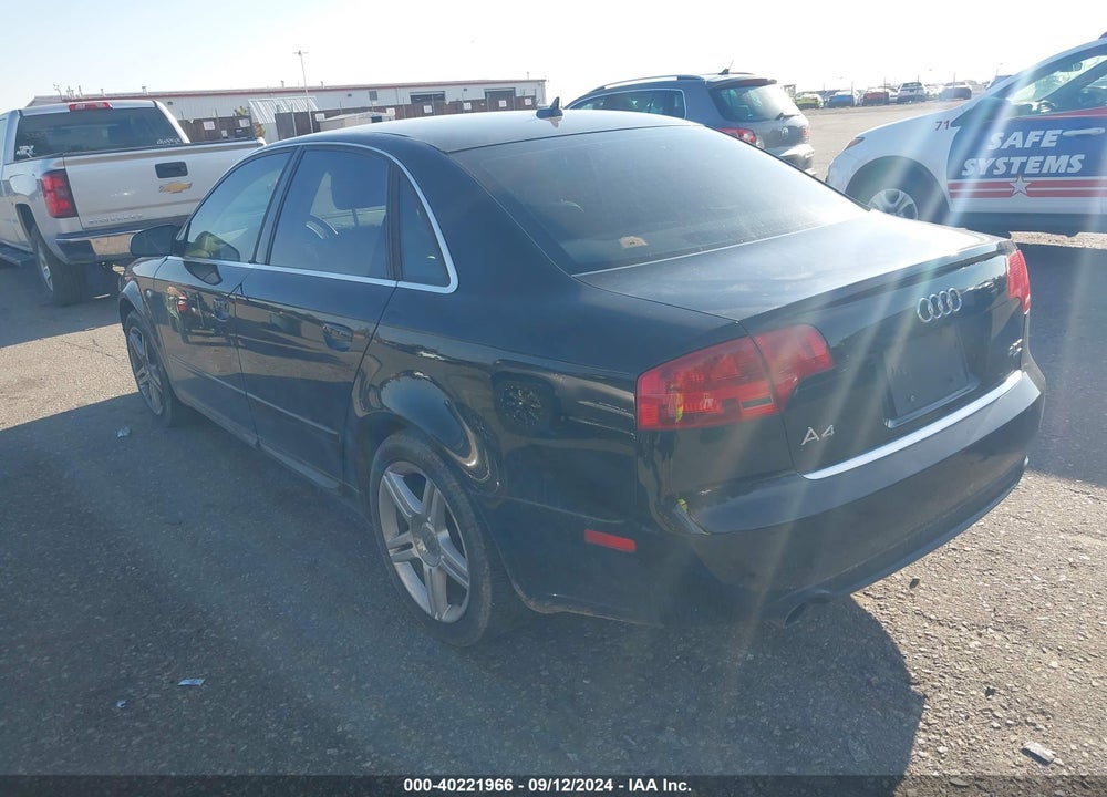 2008 AUDI A4 2.0T/2.0T SPECIAL EDITION VIN: WAUDF78E48A119939