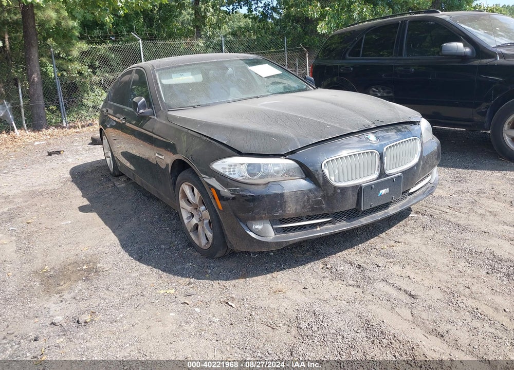 2013 BMW 550I XDRIVE VIN: WBAFU9C52DDY72007