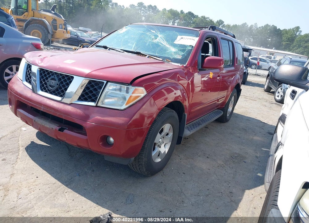 2007 NISSAN PATHFINDER VIN: 5N1AR18W87C625517