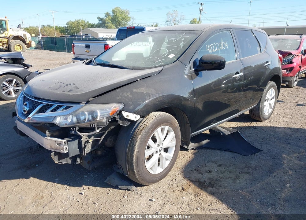 2012 NISSAN MURANO S VIN: JN8AZ1MW0CW221344