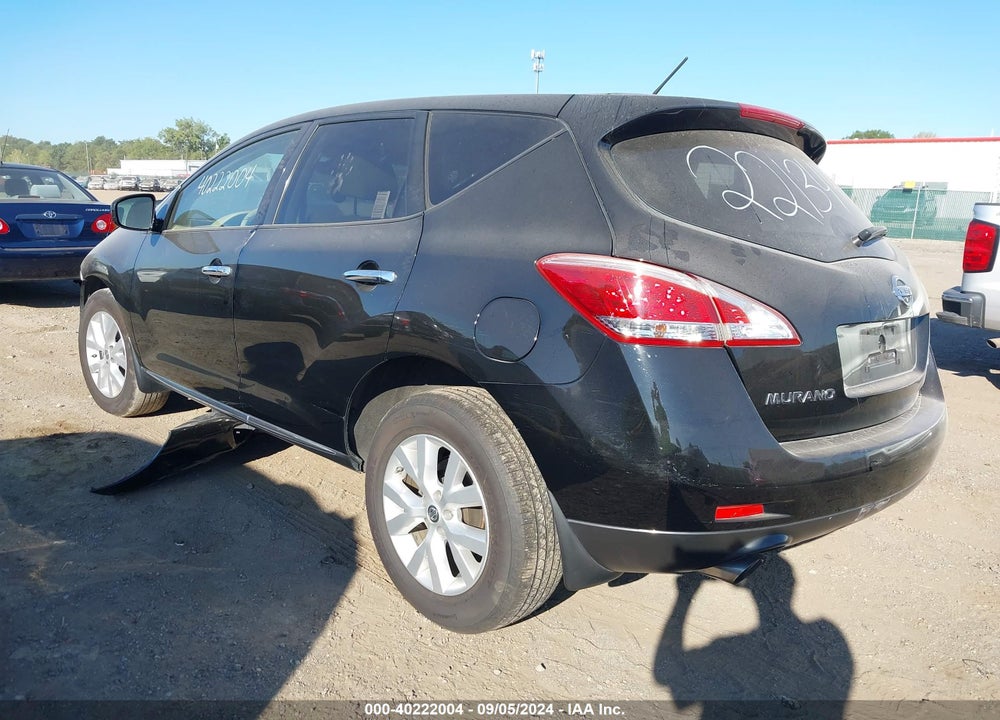 2012 NISSAN MURANO S VIN: JN8AZ1MW0CW221344