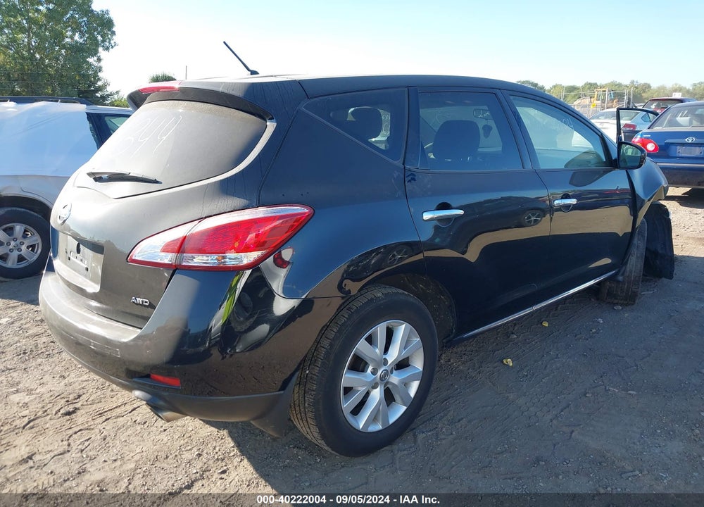 2012 NISSAN MURANO S VIN: JN8AZ1MW0CW221344