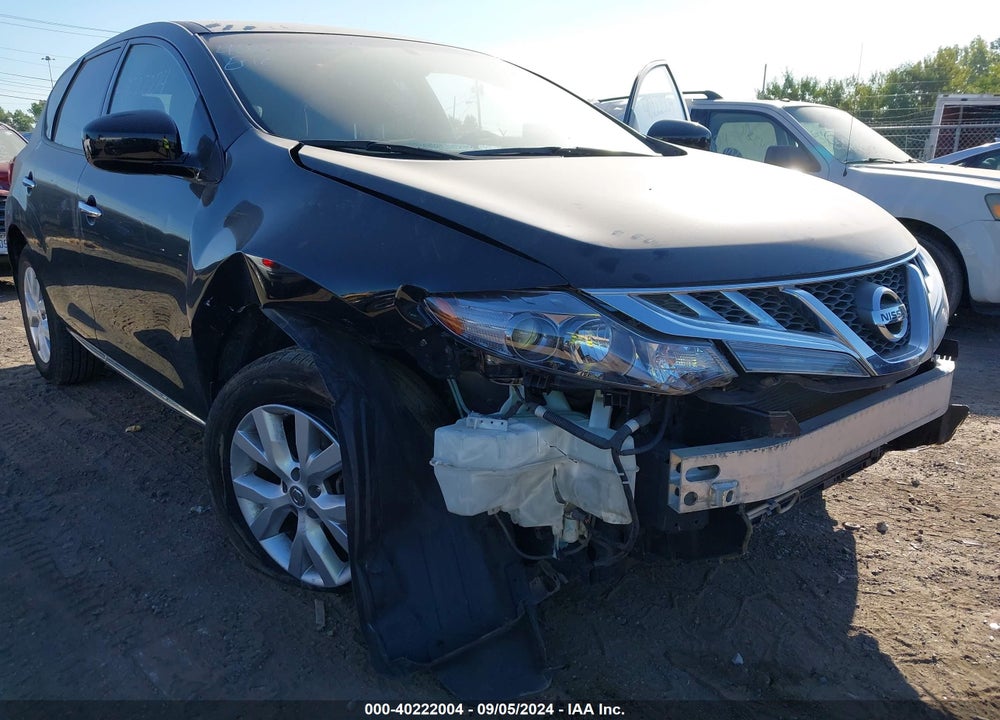 2012 NISSAN MURANO S VIN: JN8AZ1MW0CW221344
