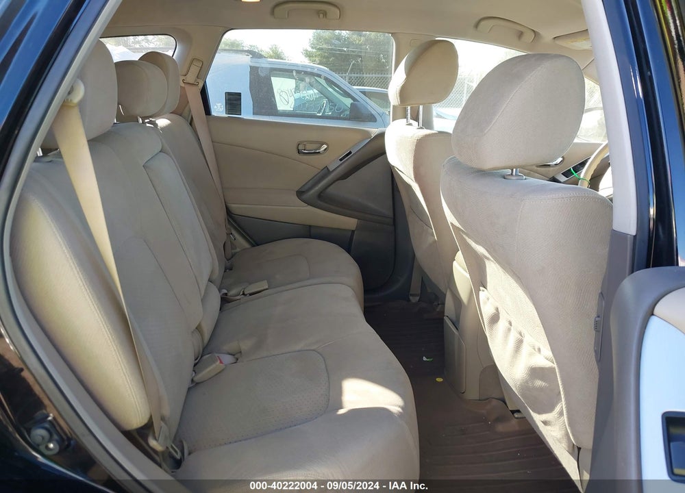 2012 NISSAN MURANO S VIN: JN8AZ1MW0CW221344