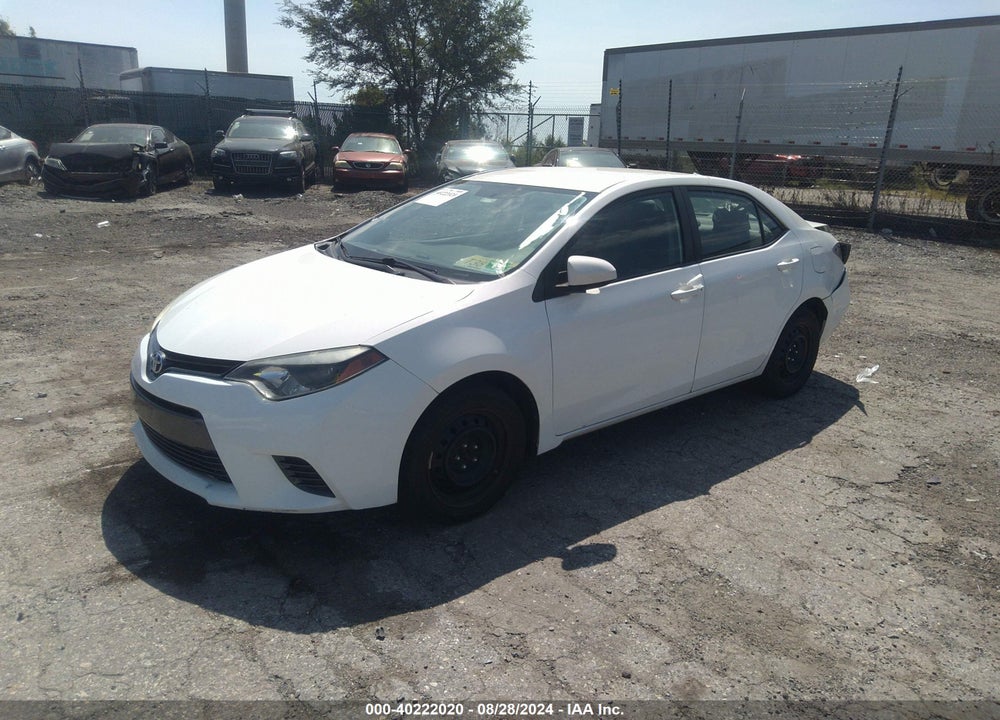 2016 TOYOTA COROLLA LE VIN: 5YFBURHE7GP526482