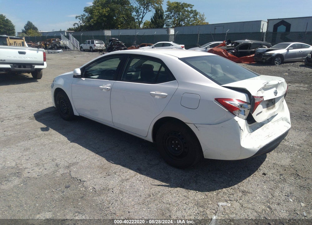 2016 TOYOTA COROLLA LE VIN: 5YFBURHE7GP526482