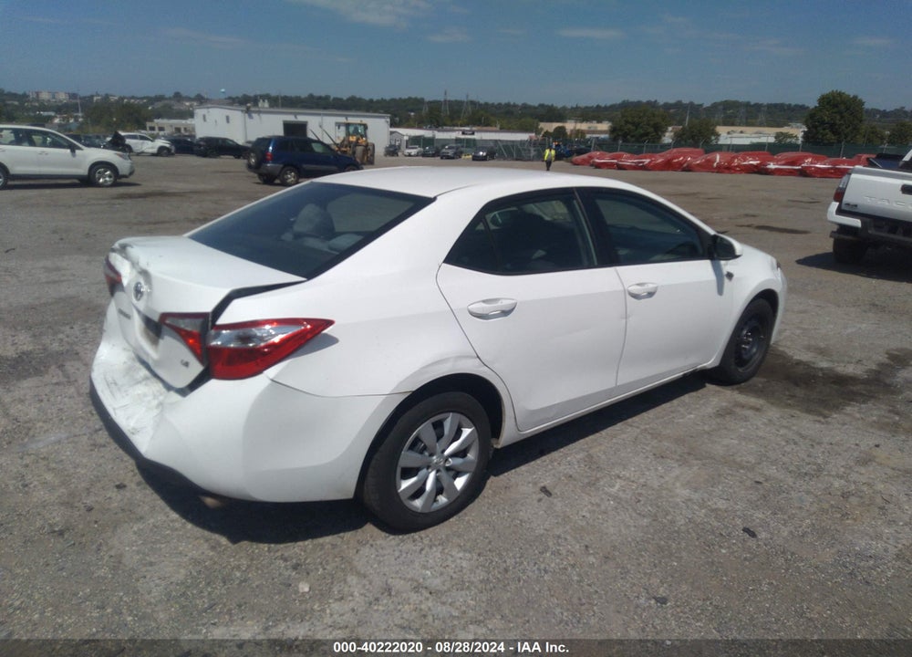 2016 TOYOTA COROLLA LE VIN: 5YFBURHE7GP526482