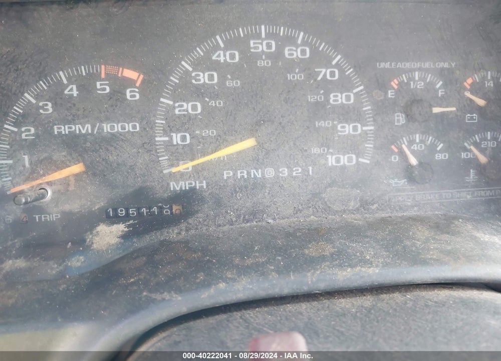 1996 CHEVROLET GMT-400 K2500 VIN: 1GCGK24RXTZ131871