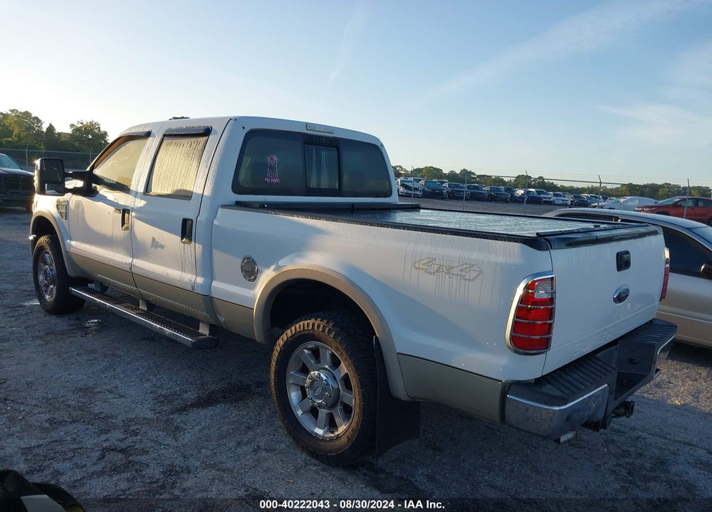 2009 FORD F-250 LARIAT VIN: 1FTSW21R19EB18820