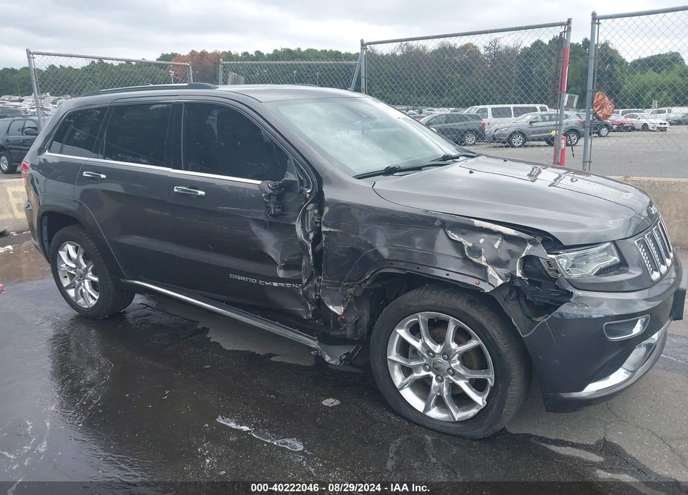 2014 JEEP GRAND CHEROKEE SUMMIT VIN: 1C4RJFJG4EC287867