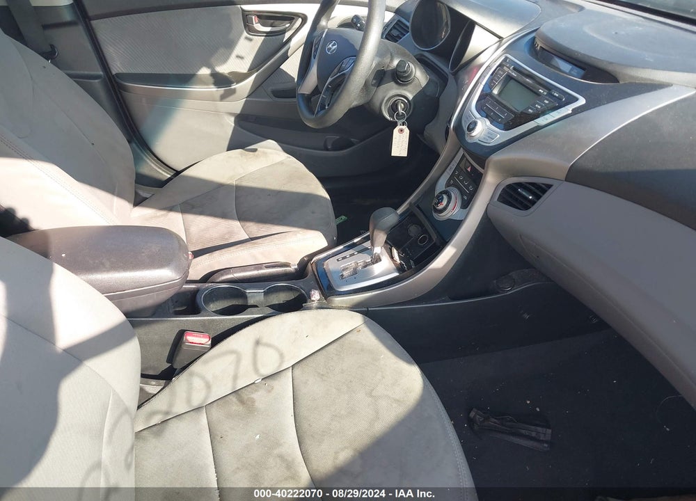 2012 HYUNDAI ELANTRA GLS PZEV VIN: 5NPDH4AE5CH122288
