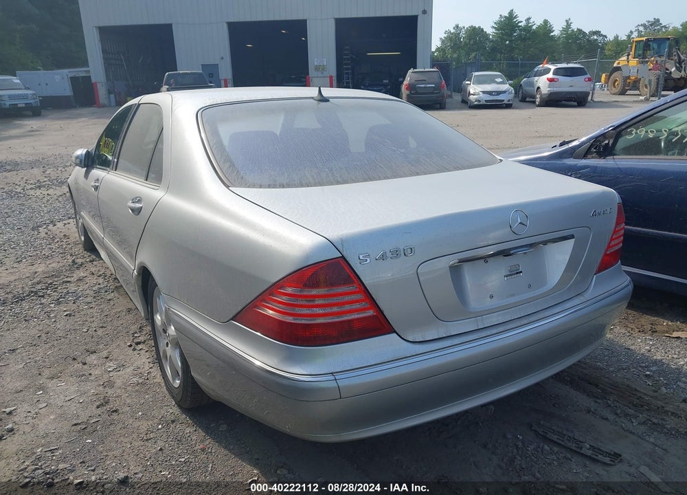 2005 MERCEDES-BENZ S 430 4MATIC VIN: WDBNG83J15A438207