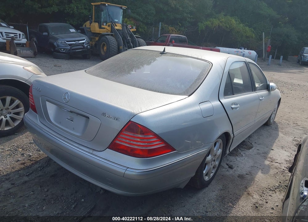 2005 MERCEDES-BENZ S 430 4MATIC VIN: WDBNG83J15A438207