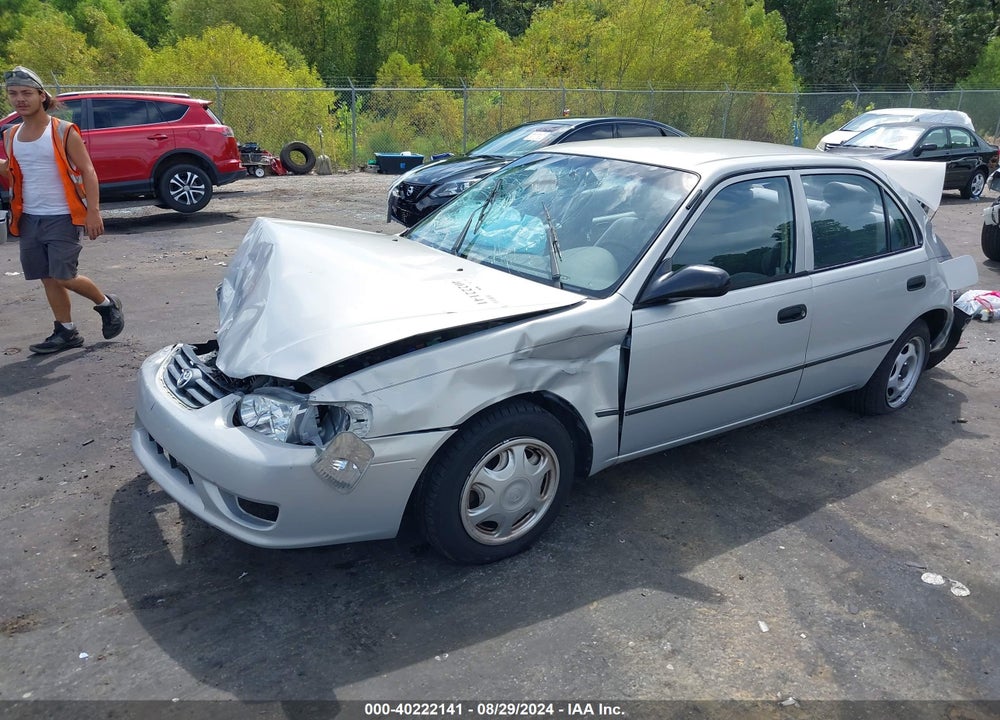 2001 TOYOTA COROLLA CE VIN: 1NXBR12E91Z536593