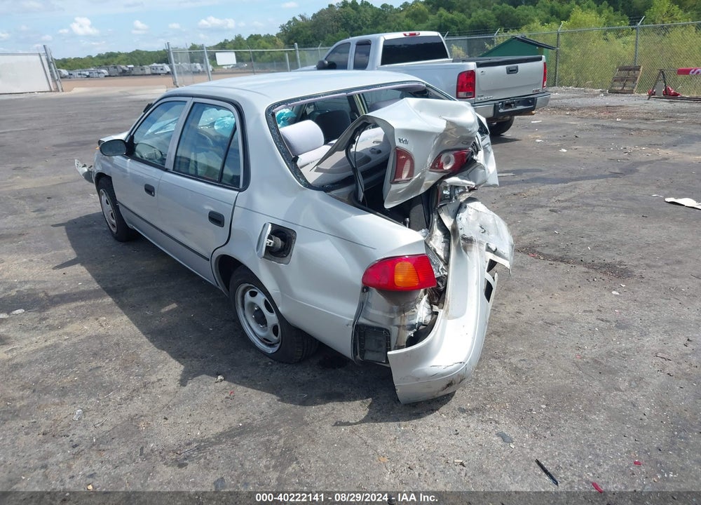2001 TOYOTA COROLLA CE VIN: 1NXBR12E91Z536593