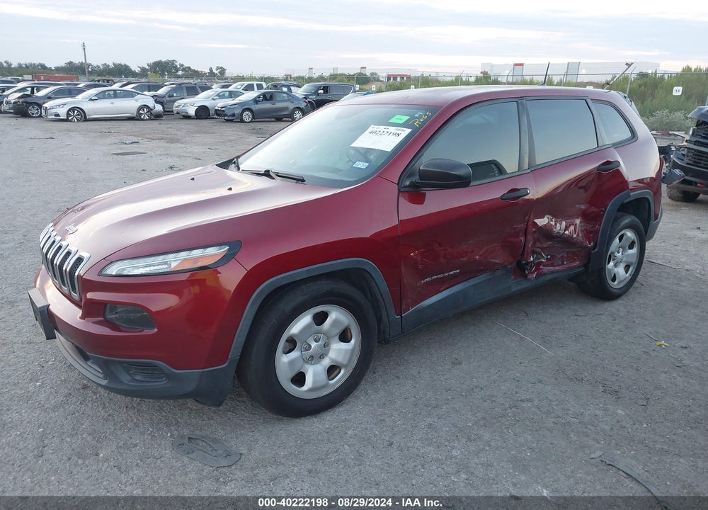 2016 JEEP CHEROKEE SPORT VIN: 1C4PJLAB7GW108247