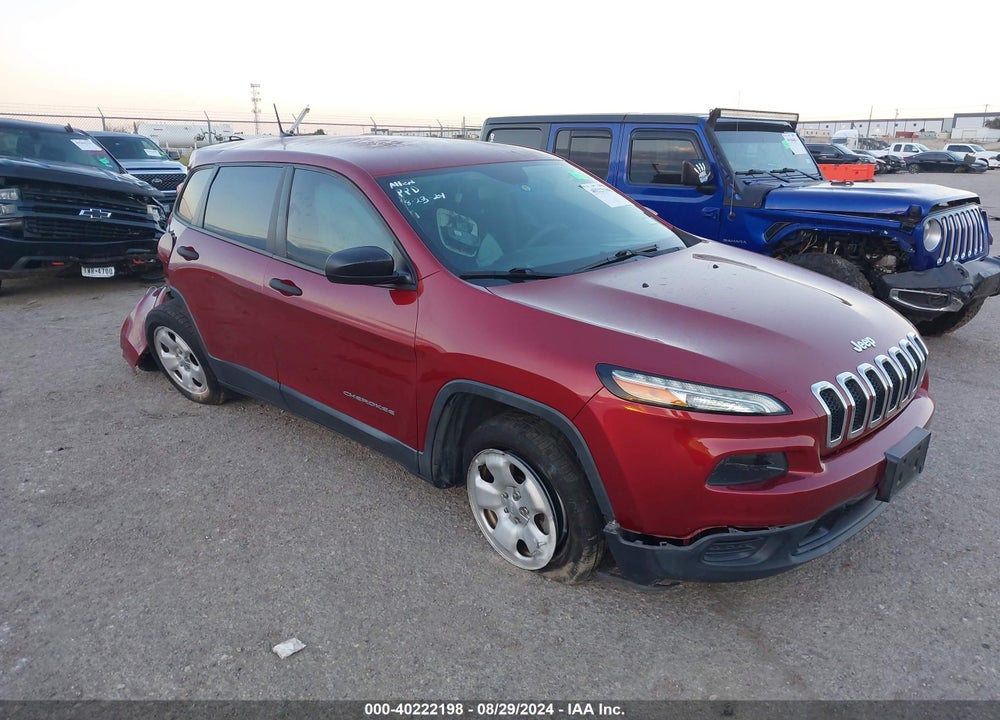 2016 JEEP CHEROKEE SPORT VIN: 1C4PJLAB7GW108247