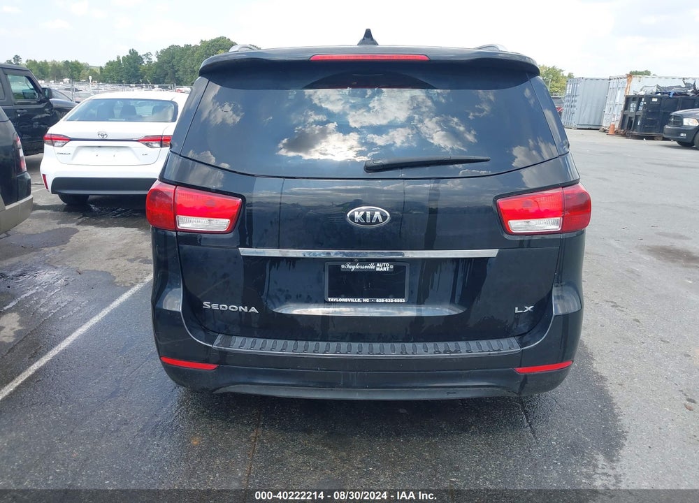 2015 KIA SEDONA LX VIN: KNDMB5C12F6067086