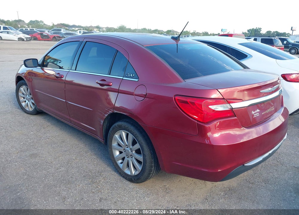 2012 CHRYSLER 200 TOURING VIN: 1C3CCBBB3CN166703