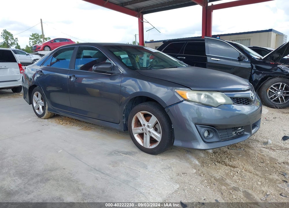 2012 TOYOTA CAMRY SE VIN: 4T1BF1FK2CU059498