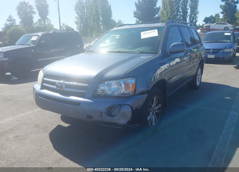 2006 TOYOTA HIGHLANDER HYBRID LIMITED V6 VIN: JTEEW21A360008539