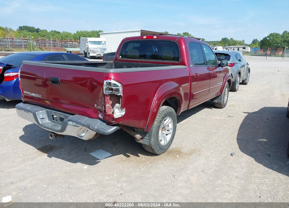 2006 TOYOTA TUNDRA SR5 V8 VIN: 5TBET34106S558558