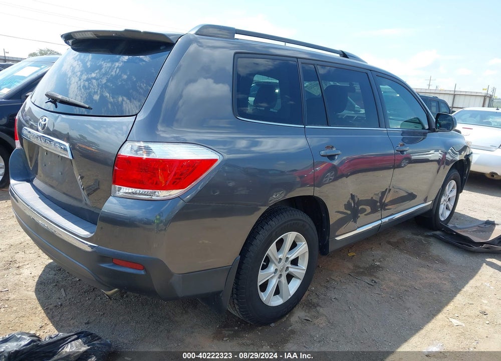 2012 TOYOTA HIGHLANDER BASE V6 VIN: 5TDZK3EH4CS054713