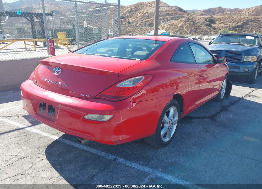 2007 TOYOTA CAMRY SOLARA SLE V6 VIN: 4T1CA30P47U108323