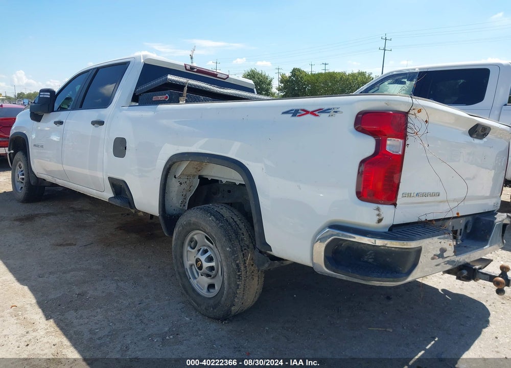 2020 CHEVROLET SILVERADO 2500HD 4WD LONG BED WT VIN: 1GC1YLE72LF160502