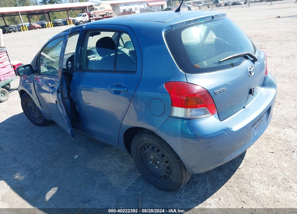 2009 TOYOTA YARIS VIN: JTDKT903795226793