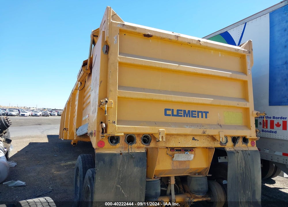 2002 CLEMENT HL3745 DUMP TRAILER VIN: 5C2BB37882M003298