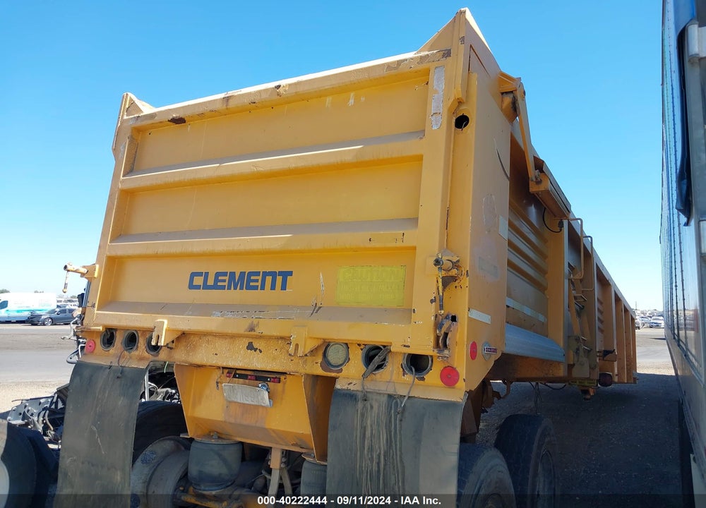 2002 CLEMENT HL3745 DUMP TRAILER VIN: 5C2BB37882M003298