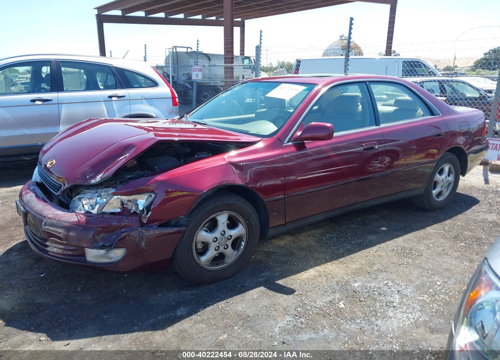 1998 LEXUS ES 300 VIN: JT8BF28G8W0099274