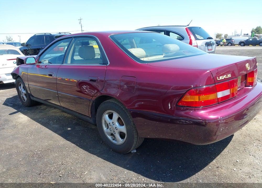 1998 LEXUS ES 300 VIN: JT8BF28G8W0099274