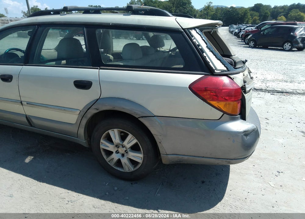 2005 SUBARU OUTBACK 2.5I VIN: 4S4BP61C057361660