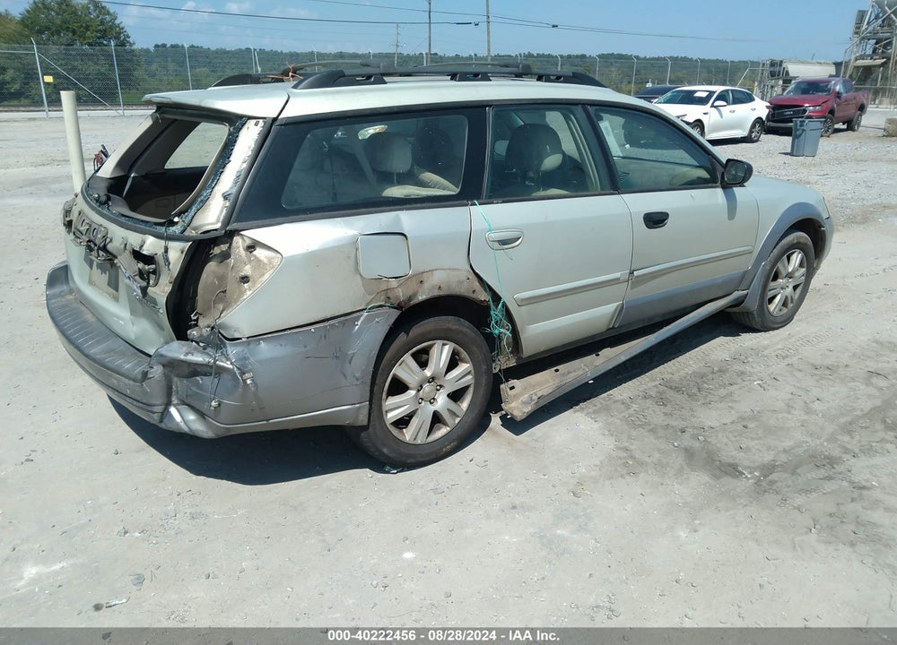 2005 SUBARU OUTBACK 2.5I VIN: 4S4BP61C057361660