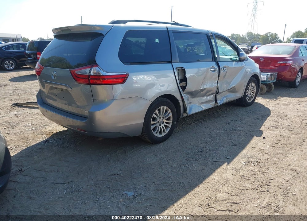 2016 TOYOTA SIENNA XLE PREMIUM 8 PASSENGER VIN: 5TDYK3DC0GS721381